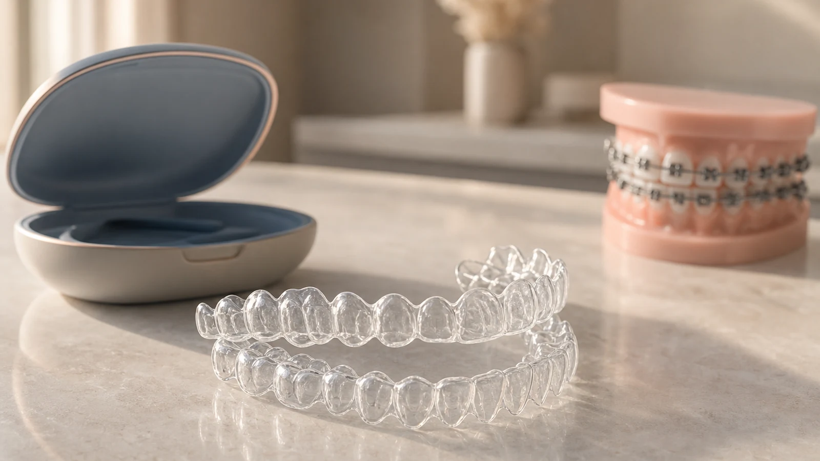 Aligneurs transparents et appareil orthodontique fixe