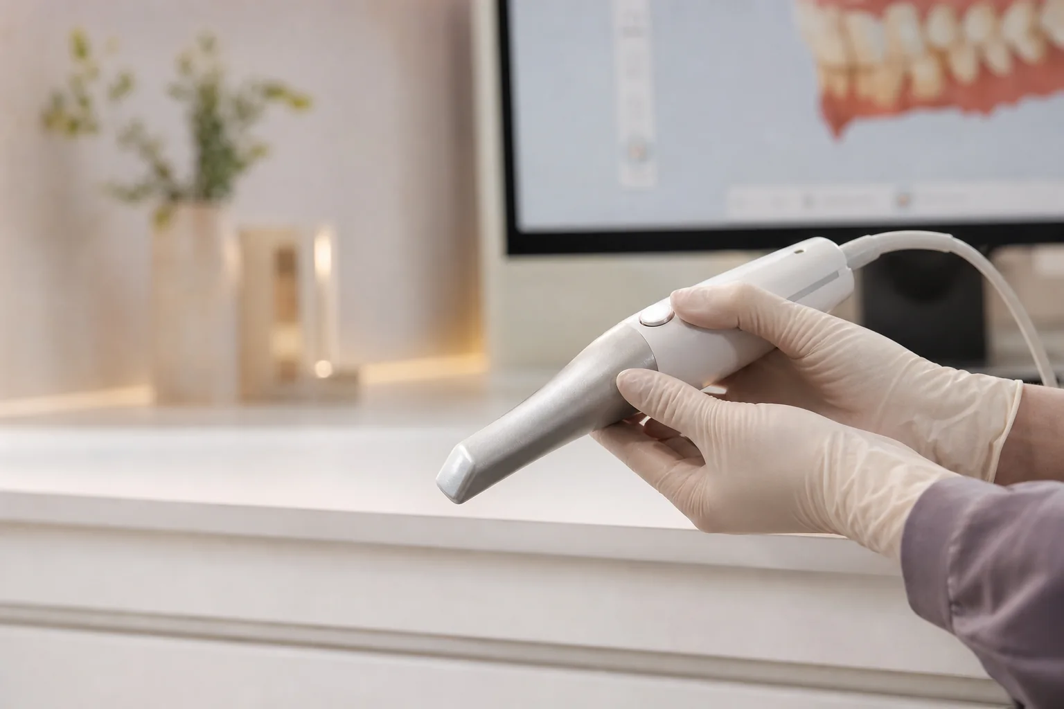 Utilisation d’un scanner intraoral en dentisterie numérique
